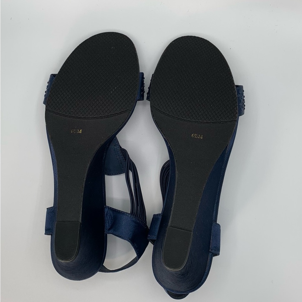 New York Transit, Blue, Size 6.5 Wedge Heel - Picture 5 of 7